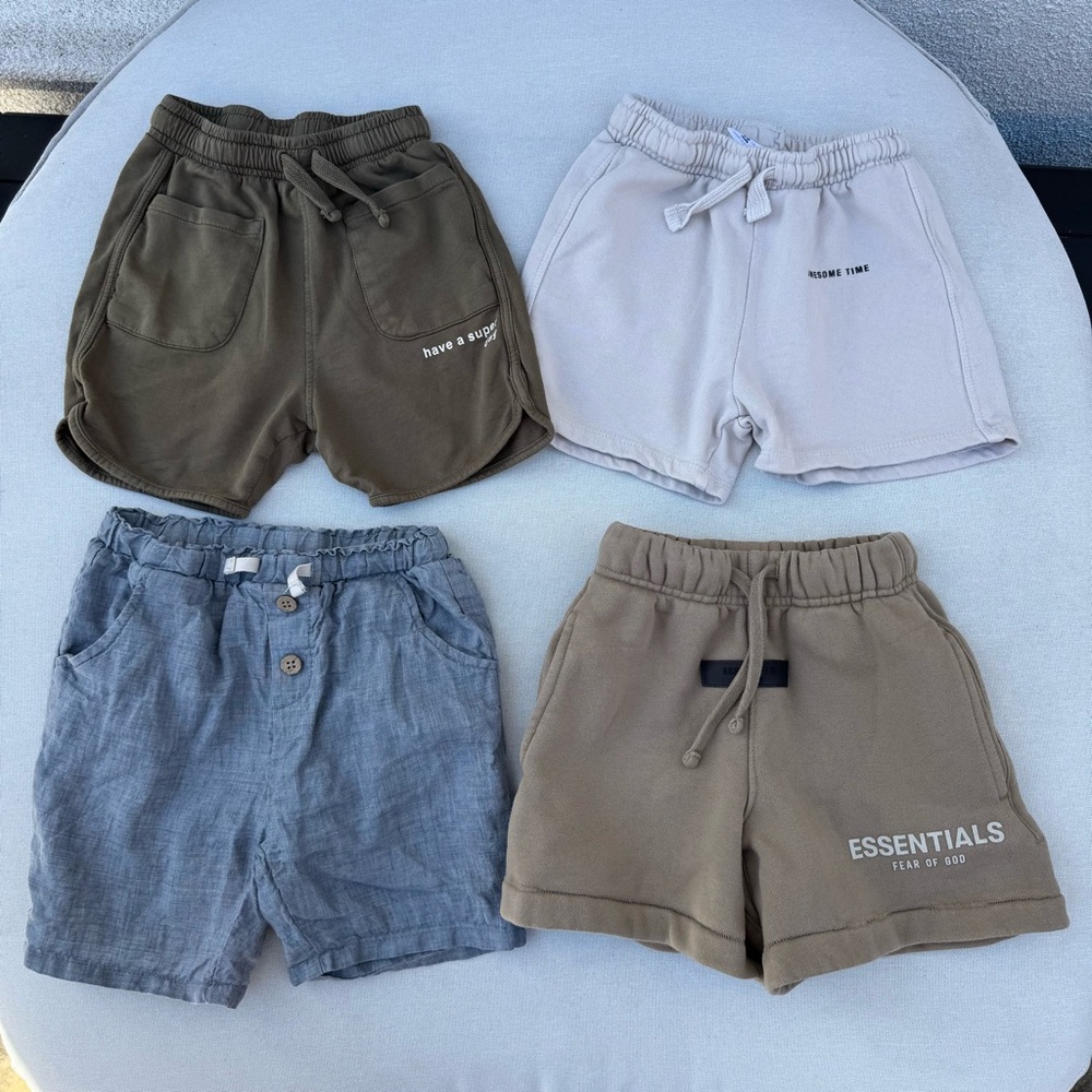 Boys Shorts Bundle Zara Kids & Essentials Fear of God 4-5Y